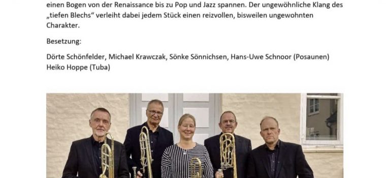 Konzert mit „TiefBlechKiel“