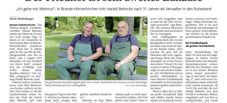 Verabschiedung von Harald Behnke
